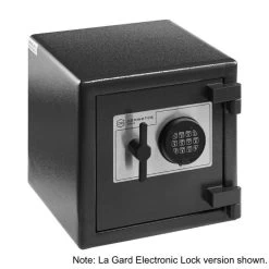 Dominator HS-1 Safe With Kaba LaGard Electronic Lock - Black - 355 H X 355 W X 355mm D
