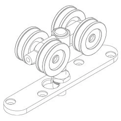 Brio 57GN 180kg Rated Top Hangar