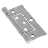 Legge 13225 Ball Bearing Fixed Pin Fast Fix Hinge - Aluminium Doors - Satin Satinless Steel - 100x70x2.5mm -Security Door Locks da13225sss t1 1