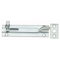 Legge 1731 - Necked Barrel Bolt - Satin Chrome Plate - 150mm