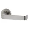 Legge 7000-716 Lever Set On Round Rose - Satin Stainless Steel -Security Door Locks dax7000 716sss 1