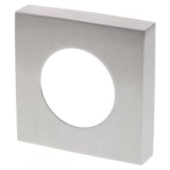 Legge 9000PC Lever Passage Trim Plate Square - Satin Stainless Steel