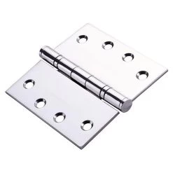Dormakaba Ball Bearing Fixed Pin Butt Hinge - Polished Stainless Steel - 100x100x2.5mm