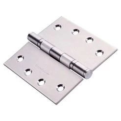 Dormakaba Ball Bearing Fixed Pin Butt Hinge - Satin Stainless Steel - 100x100x2.5mm