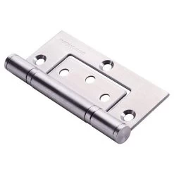 Dormakaba Ball Bearing Fixed Pin Fast Fix Hinge - Aluminium Doors - Satin Stainless Steel - 100x70x2.5mm