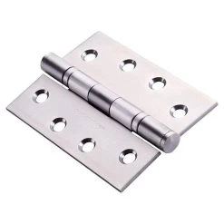 Dormakaba Ball Bearing Fixed Pin Butt Hinge - Satin Stainless Steel - 100x75x2.5mm