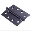 Dormakaba Fixed Pin Butt Hinge - Black - 100x75x2.5mm