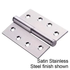 Dormakaba Lift Off Butt Hinge - Left Hand - Polished Stainless Steel - 100x75x2.5mm