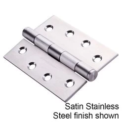 Dormakaba Loose Pin Butt Hinge - Polished Stainless Steel - 100x75x2.5mm