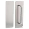 Dormakaba Push And 200mm Pull Plate Set - Satin Stainless Steel -Security Door Locks do310 set2 sss 1