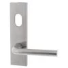 Dormakaba 6600-31 External Plate With Cylinder Hole And Lever - Satin Stainless Steel
