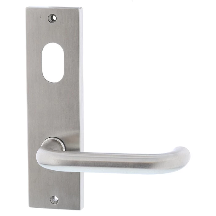 Dormakaba 6601-30 Internal Plate With Cylinder Hole And Lever - Satin Stainless Steel 3 Dormakaba 6601-30 Internal Plate With Cylinder Hole And Lever - Satin Stainless Steel