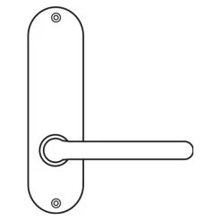 Dormakaba 6706-30 Internal Plate With Lever - Satin Stainless Steel