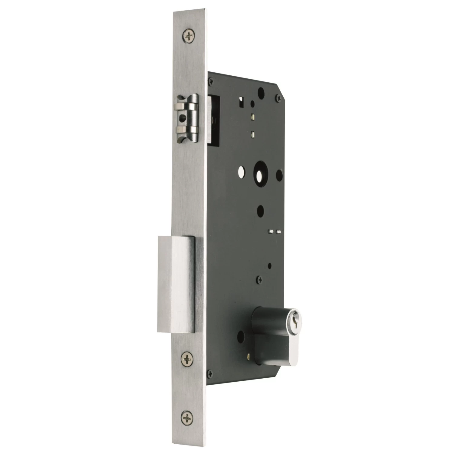 Gainsborough 775-60 Roller Bolt Double Cylinder Mortice Lock - Satin Chrome 3 Gainsborough 775-60 Roller Bolt Double Cylinder Mortice Lock - Satin Chrome