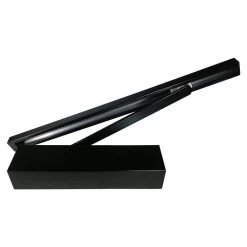 Briton 1130B-T-C Track Door Closer - Black - Size - 1-4