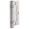 Legge 13225 Ball Bearing Fixed Pin Fast Fix Hinge - Timber Doors T4 - Satin Satinless Steel - 100x70x2.5mm
