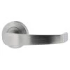 Legge DA6000-62 Lever Set On Round Rose - Satin Chrome -Security Door Locks ir l6000 62s 1