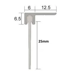 Kilargo IS5161Hsi Sweep Action Seal - Brush - Clear Anodised Aluminium