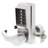 Dormakaba LL1011 Simplex Mechanical Push Button Lever Lock - Left Hand - Satin Chrome -Security Door Locks kb ll1011 26d 41 scp 1