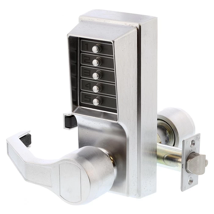 Dormakaba LL1011 Simplex Mechanical Push Button Lever Lock - Left Hand - Satin Chrome 3 Dormakaba LL1011 Simplex Mechanical Push Button Lever Lock - Left Hand - Satin Chrome