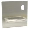 Dormakaba 1501C-DP External Flat Plate With Cylinder Hole And Pull Handle - Right Hand - Satin Stainless Steel -Security Door Locks kb1501c dpsssr 1