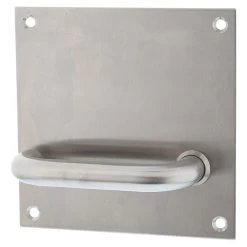 Dormakaba 1502V-20 Internal Flat Plate With Lever - Right Hand - Satin Stainless Steel