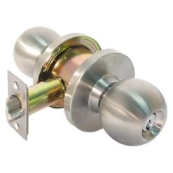Dormakaba K70 Knob Classroom Lockset - Satin Stainless Steel