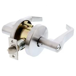 Dormakaba KL66A Lever Double Cylinder Lockset - Satin Chrome