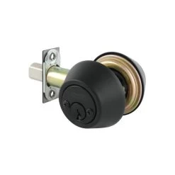 Legge G2 Sparta Double Cylinder Deadbolt - Matte Black -Security Door Locks l g lgg2boltdcmb 2