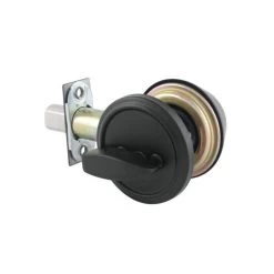 Legge G2 Sparta Single Cylinder Deadbolt - Matte Black -Security Door Locks l g lgg2boltscmb 3