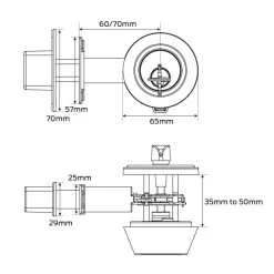 Legge G2 Sparta Single Cylinder Deadbolt - Matte Black -Security Door Locks l g lgg2boltscmb 4