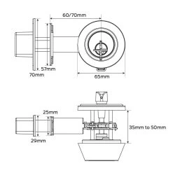 Legge G2 Sparta Single Cylinder Deadbolt - Satin Chrome Plate -Security Door Locks l g lgg2boltscs 4