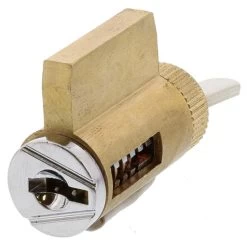 Carbine PD Cylinder - Keyed 003 Fire Department - Chrome Face Finish