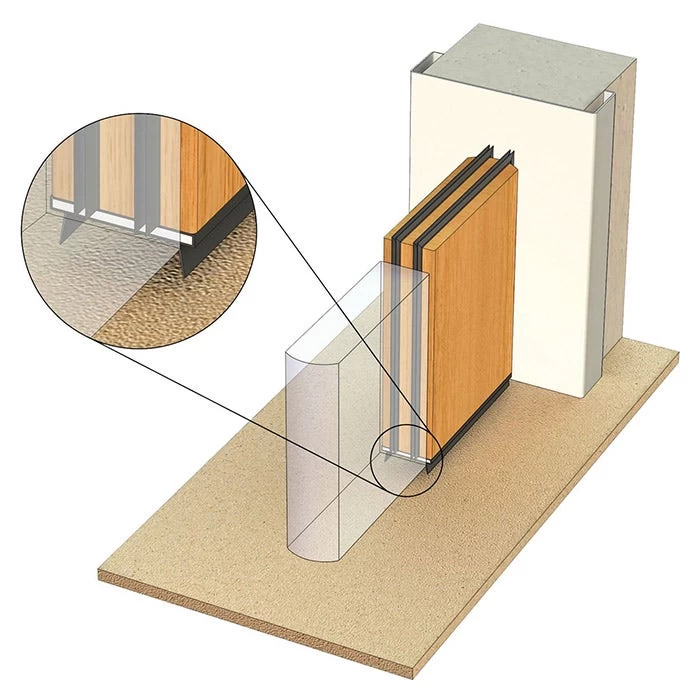 Kilargo IS0511 Elastomeric Perimeter Seal - Black 4 Kilargo IS0511 Elastomeric Perimeter Seal - Black - Image 2