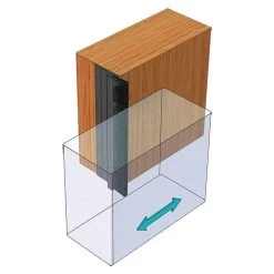 Kilargo IS5115 Brush Seal 19mm - Clear Anodised Aluminium 5 Kilargo IS5115 Brush Seal 19mm - Clear Anodised Aluminium -Security Door Locks lo is5115 2