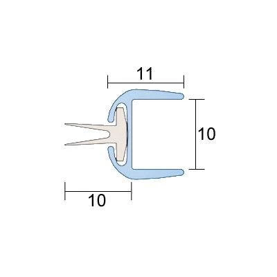 Kilargo IS7345si Meeting Style - Perimeter Seal - 2250mm - Clear Anodised Aluminium 3 Kilargo IS7345si Meeting Style - Perimeter Seal - 2250mm - Clear Anodised Aluminium