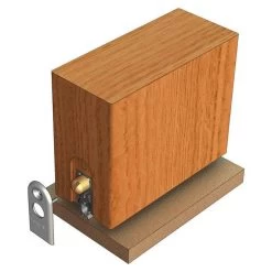 Kilargo IS8005si Automatic Door Bottom Seal - Clear Anodised Aluminium -Security Door Locks lo is8005si 3