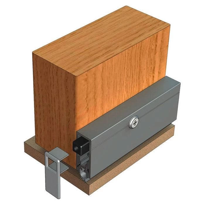 Kilargo IS8011si Automatic Door Bottom Seal - Clear Anodised Aluminium 4 Kilargo IS8011si Automatic Door Bottom Seal - Clear Anodised Aluminium - Image 2