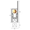 Kilargo IS8090si Automatic Door Bottom Seal - Clear Anodised Aluminium -Security Door Locks lo is8090si 1
