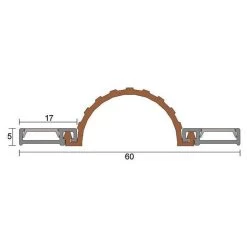 Kilargo IS9050 Finger Guard - Clear Anodised Aluminium