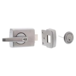 Lockwood 001-1L1 Lever Deadlatch - Satin Chrome Pearl