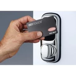 Lockwood 001T Touch Keyless Rimlock - Chrome Plate - Display Pack -Security Door Locks lw001t 1k1cpdp 6