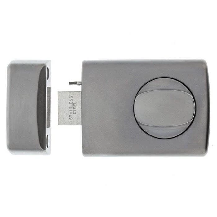 Lockwood 002 Single Cylinder Deadlatch - Satin Chrome Pearl 3 Lockwood 002 Single Cylinder Deadlatch - Satin Chrome Pearl