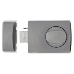 Lockwood 002-3K1 Single Cylinder Deadlatch - Satin Chrome Pearl