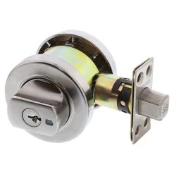 Lockwood 005 Deadbolt - Satin Chrome Brushed - Display Pack -Security Door Locks lw005 b1lscdp 2