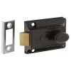 Lockwood 100 Nightlatch No Cylinder Open Out - Brown -Security Door Locks lw100 4nocyl 1