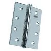 Lockwood Fixed Pin Butt Hinge - Polished Stainless Steel - 100x75x2.5mm -Security Door Locks lw10075fppss 1