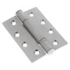 Lockwood Severe Duty Brushed Bearing Fixed Pin Butt Hinge - Satin Stainless Steel - 100x75x3.0mm -Security Door Locks lw10075sdsss 1