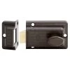 Lockwood 100 Nightlatch No Cylinder - Brown -Security Door Locks lw100nocyl 1