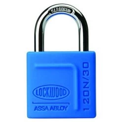 Lockwood 120N - 30mm Brass Padlock - 18mm Shackle - Display Pack